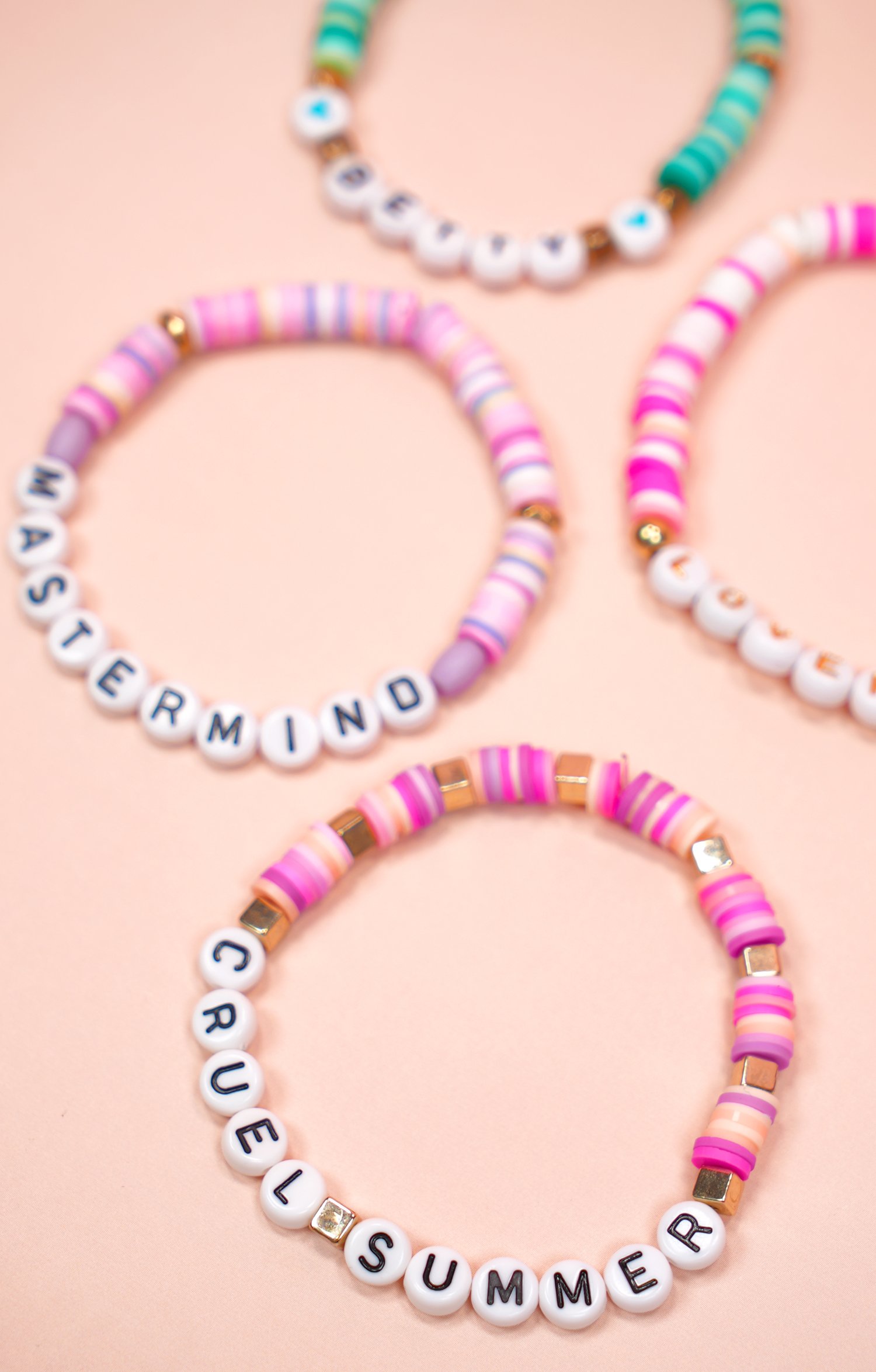 Taylor Swifts Midnights Clay Bead Bracelet 