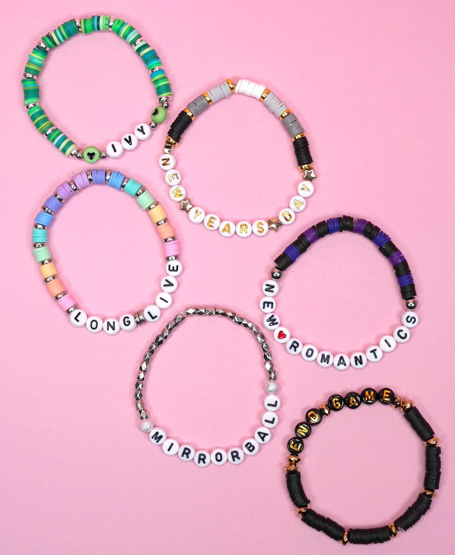 Taylor Swift Friendship Bracelets - Seed Bead Glass Colour Themed Eras Tour  Bracelets