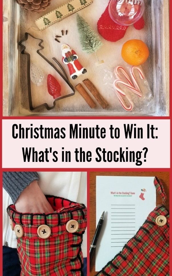 what's in the stocking christmas party game