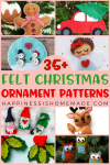 35+ Felt Christmas Ornament Patterns