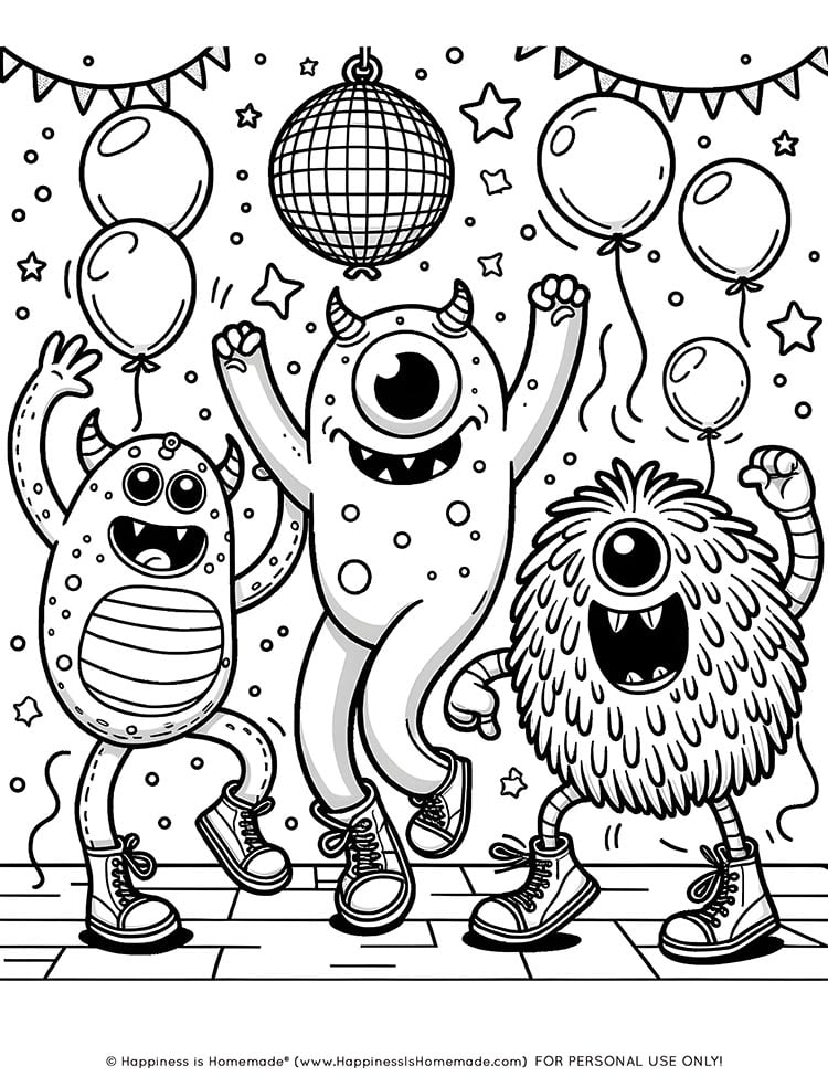 60+ FREE Halloween Coloring Pages for Adults & Kids - Happiness is