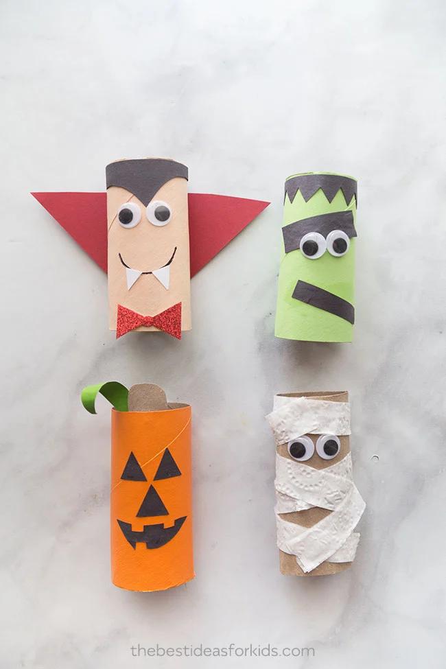 75+ Easy Halloween Crafts for Kids - Happiness is Homemade