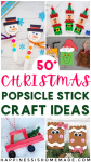 50+ Christmas Popsicle Stick Craft Ideas