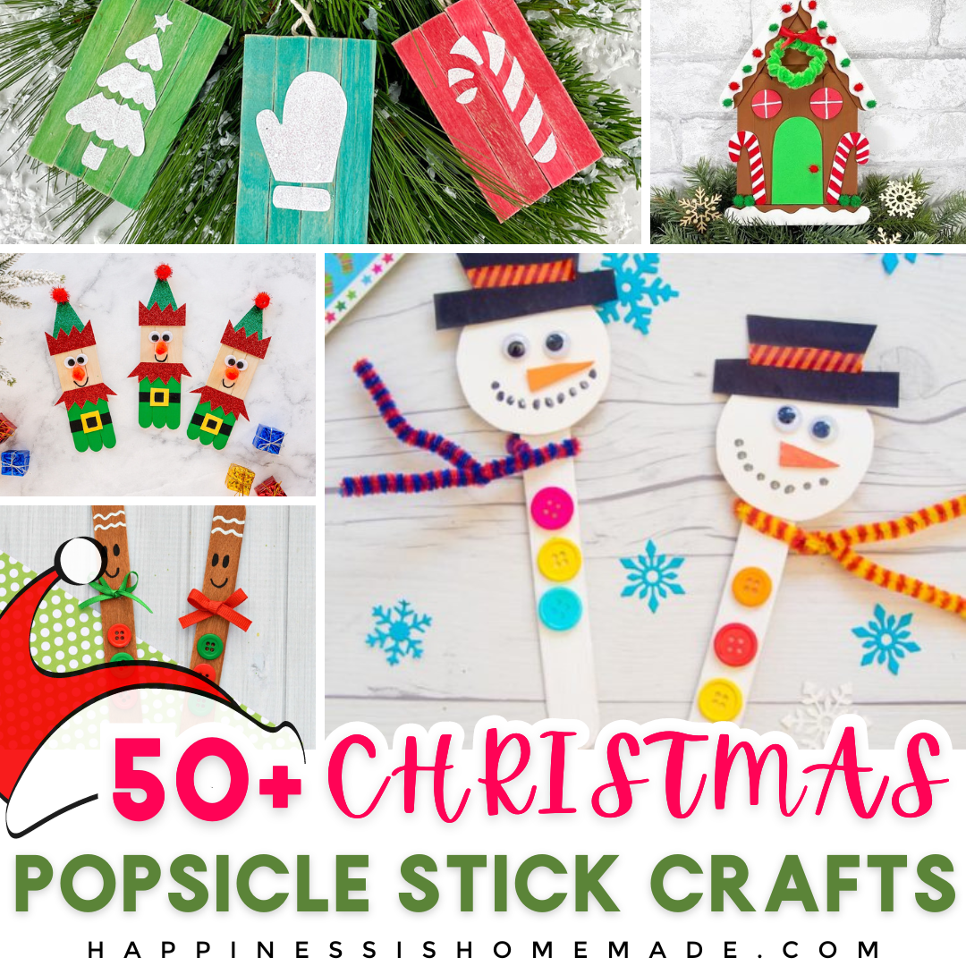 DIY Christmas Popsicle Stick Puzzle Craft (Christmas Ornament)