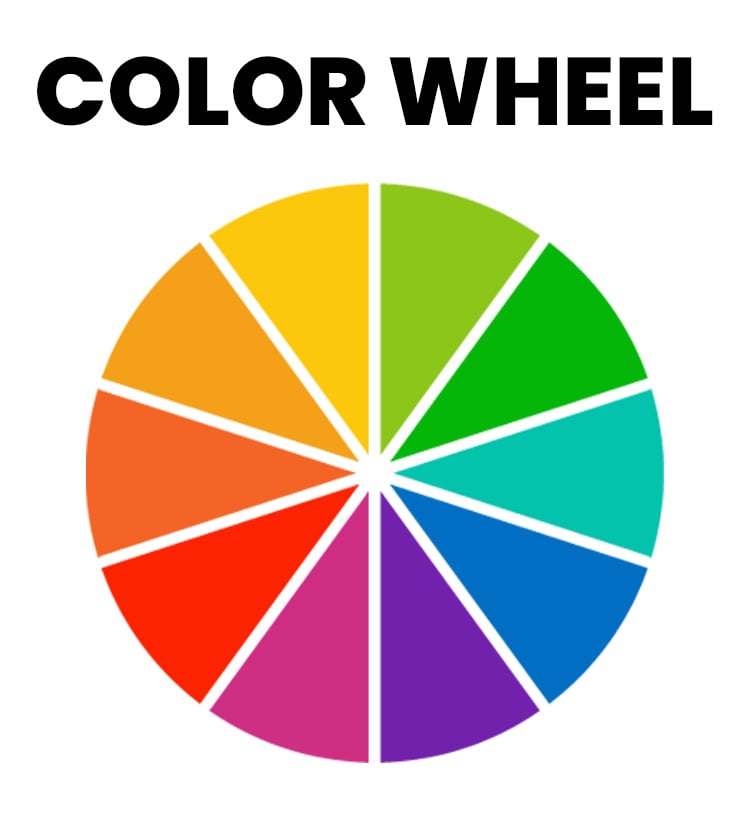 8 slice color wheel