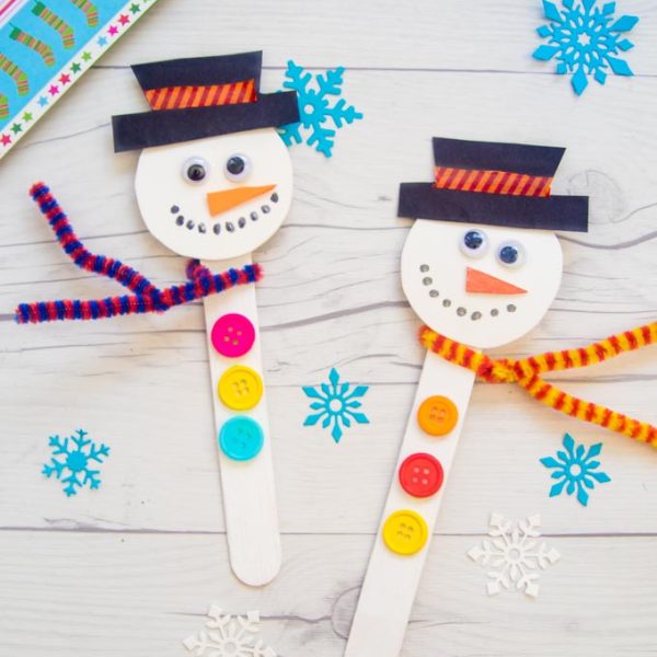 50+ Popsicle Stick Christmas Crafts - Happiness is Homemade