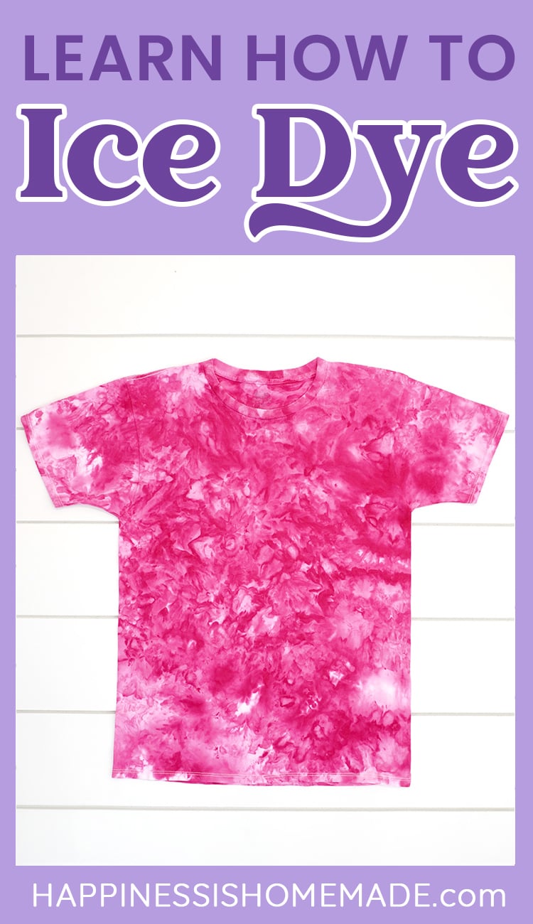 How to Ice Dye: Easy Tie-Dye Tutorial - Happiness is Homemade