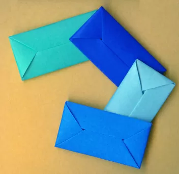 origami envelopes for gifts or money holders
