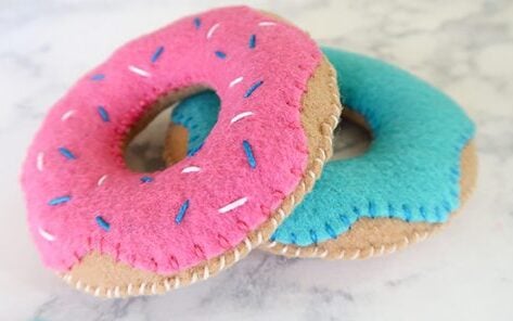 donuts felt food tutorial item