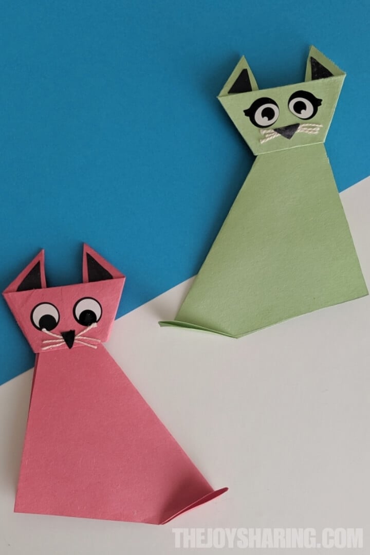 easy origami cats