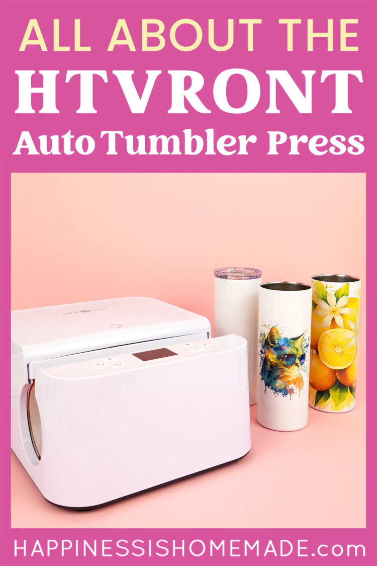 HTVRONT Auto Heat Press Review + Setup - Happiness is Homemade