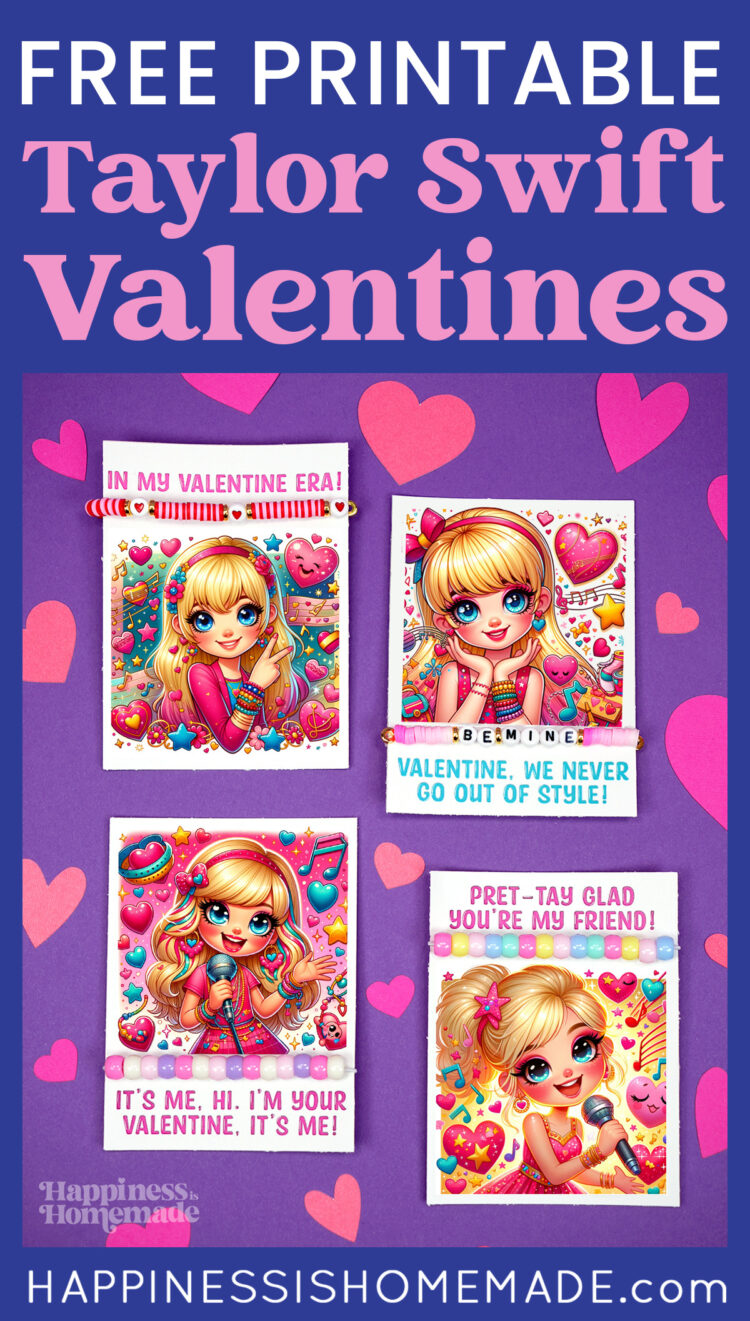 "Free Printable Taylor Swift Valentines" Graphic