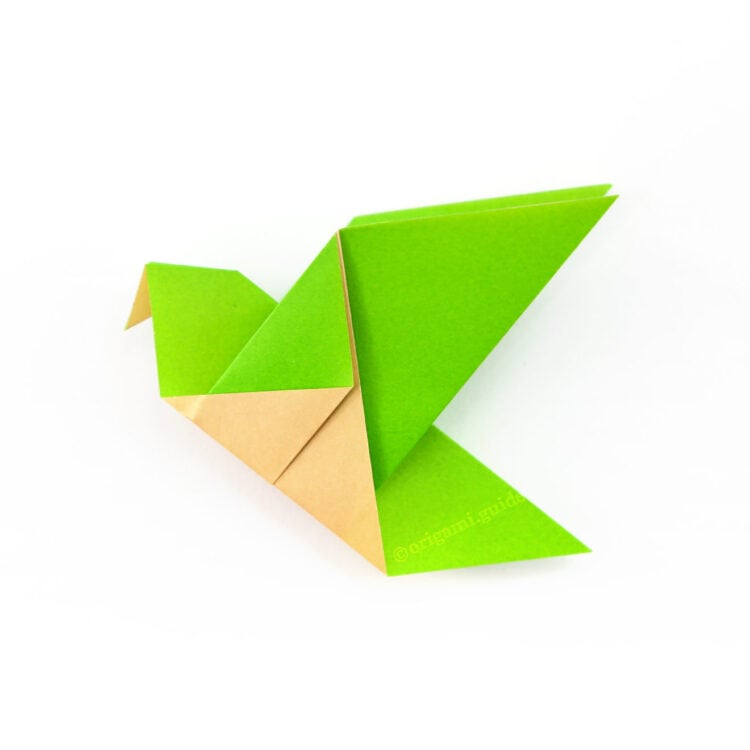quick and easy origami bird