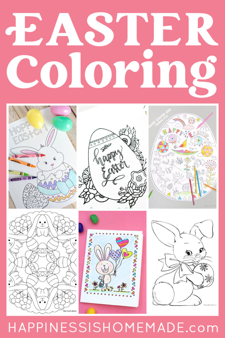 15+ FREE Easter Coloring Pages