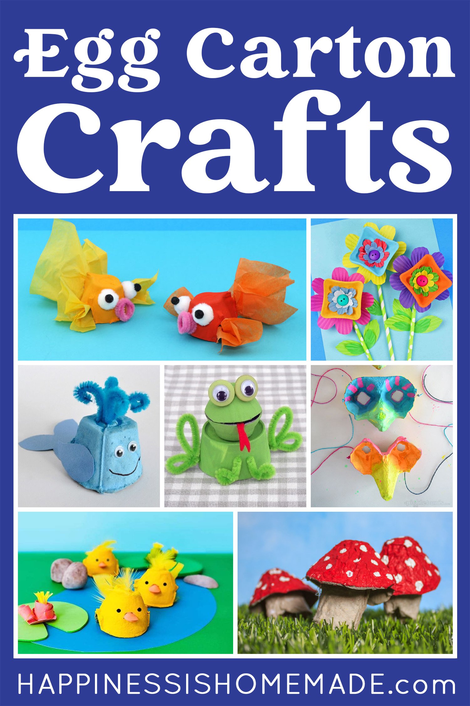 25+ Easy Egg Carton Crafts for Kids