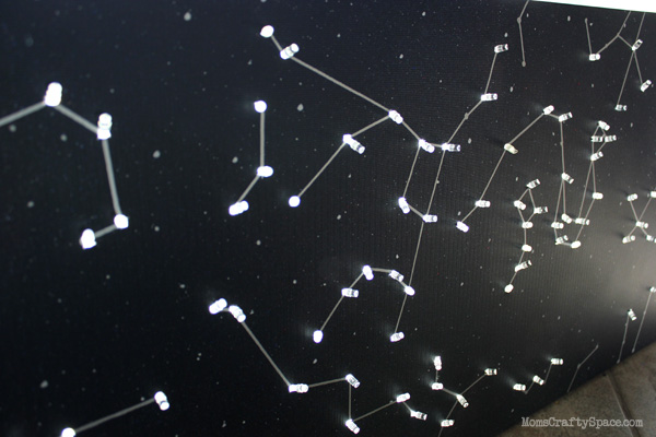 Diy Canvas Constellation Night Light Happiness Is Homemade