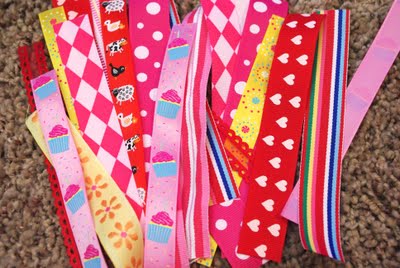 ribbons for homemade baby blanket