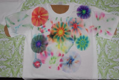 tie dye shirt with sharpie tie dye 