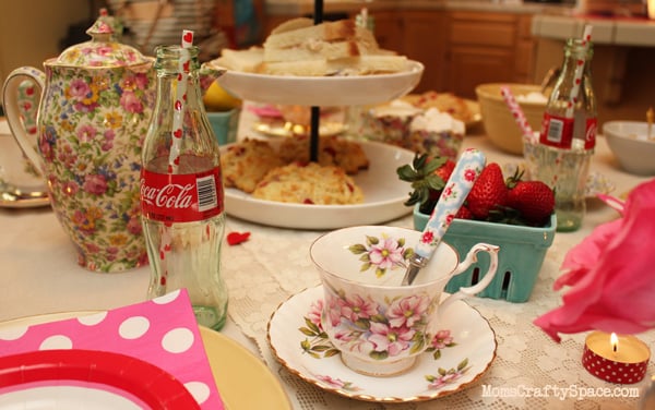 tea party and snacks 