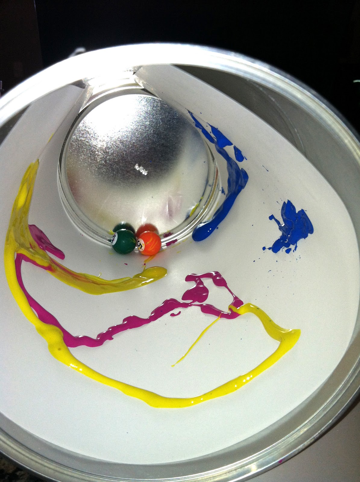 New Spin on Marble Painting Happiness is Homemade