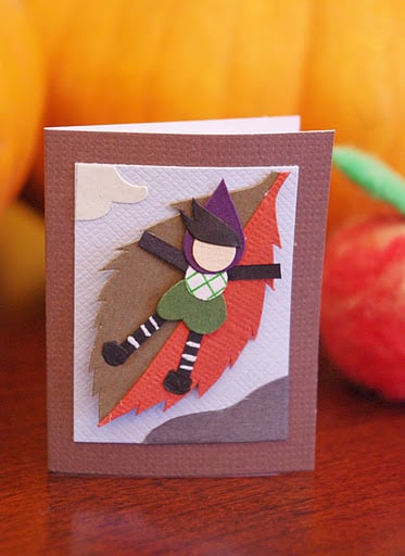 cute handmade card for fall