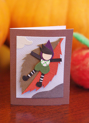 cute handmade card for fall