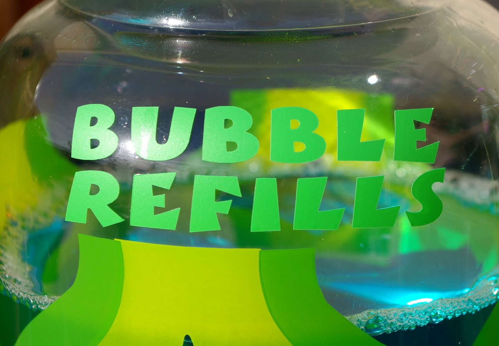 Bubble Refill Station Happiness is Homemade