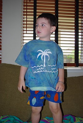 kids wearing diy kids shirts