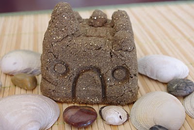 everlasting sand castle with decorations