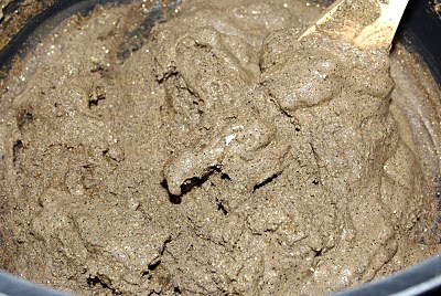 sand castle mixture whipped up