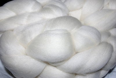plain white wool