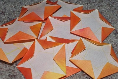 star shapes cut out and in a pile
