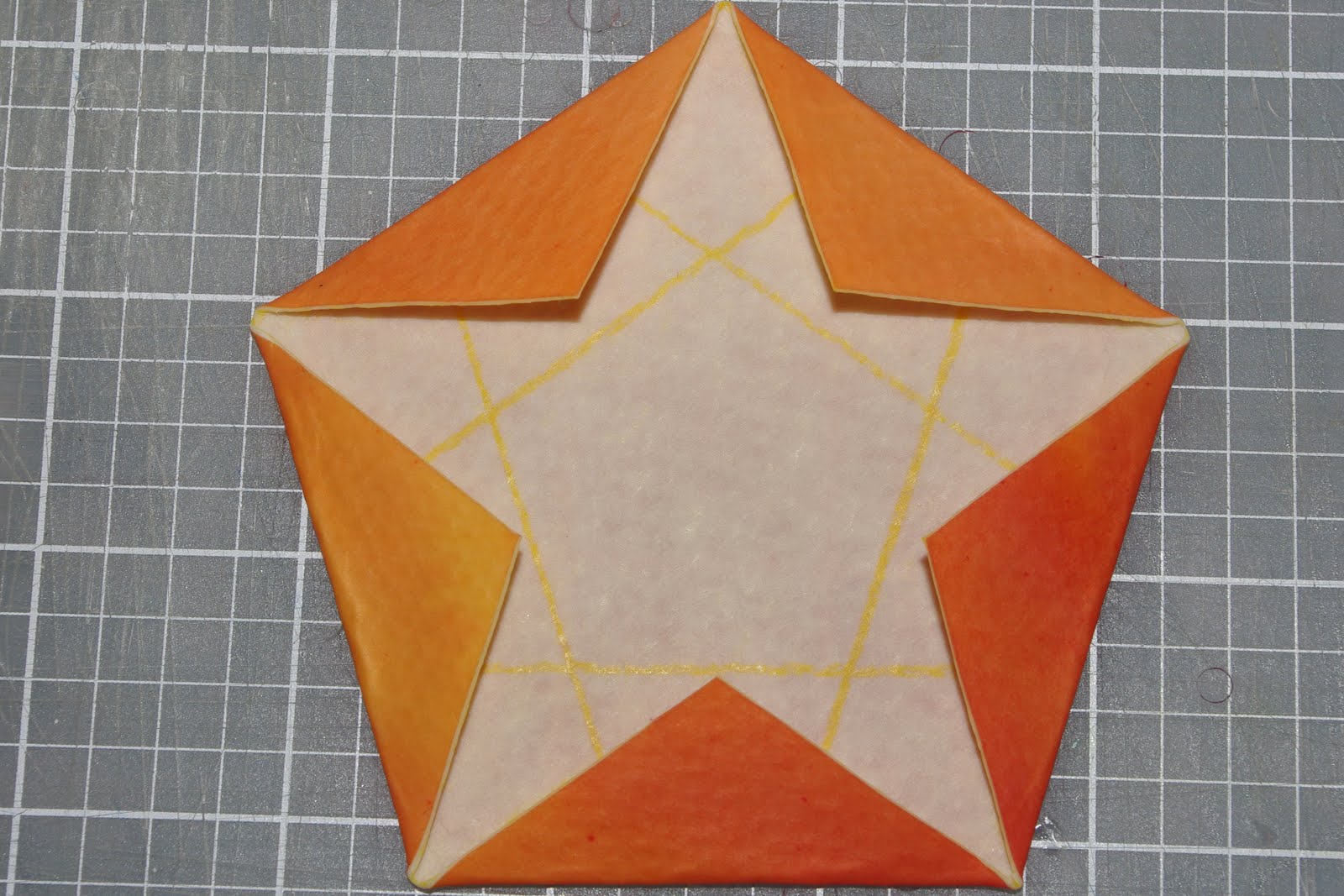 Fold a Watercolor Waldorf Star Lantern