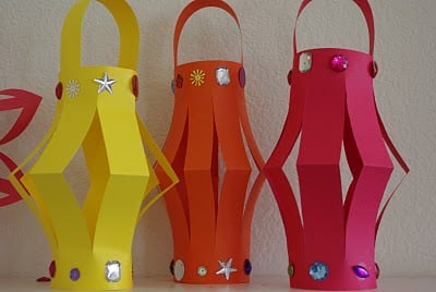 chinese paper lantern craft for kids